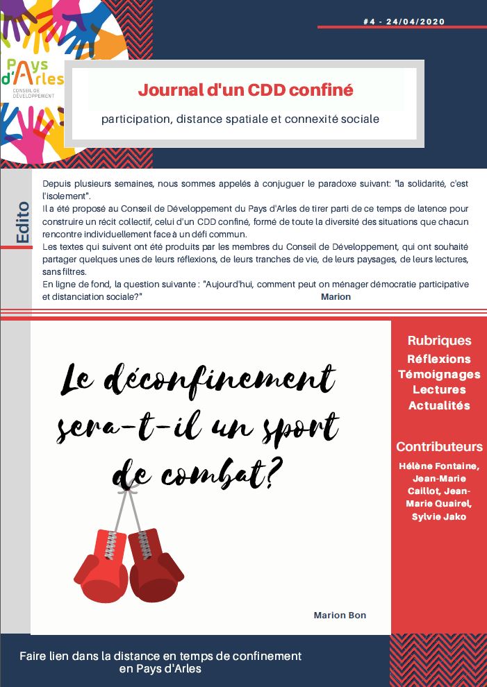 Journal Du CDD Confiné   Conseil De Développement Du Pays D'Arles